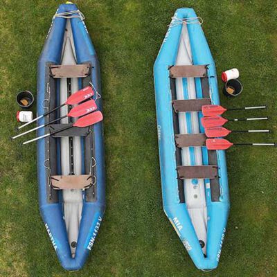 Schlauchcanadier Schlauchboot für 2-3 Erwachsene bzw. 2 Erwachsene und 2 Kinder