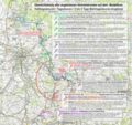 detaillierte Übersichtskarte Mulde-Fluss mit allen angebotenen Paddelstrecken und Bootsmiet-Infos (Karte 01)