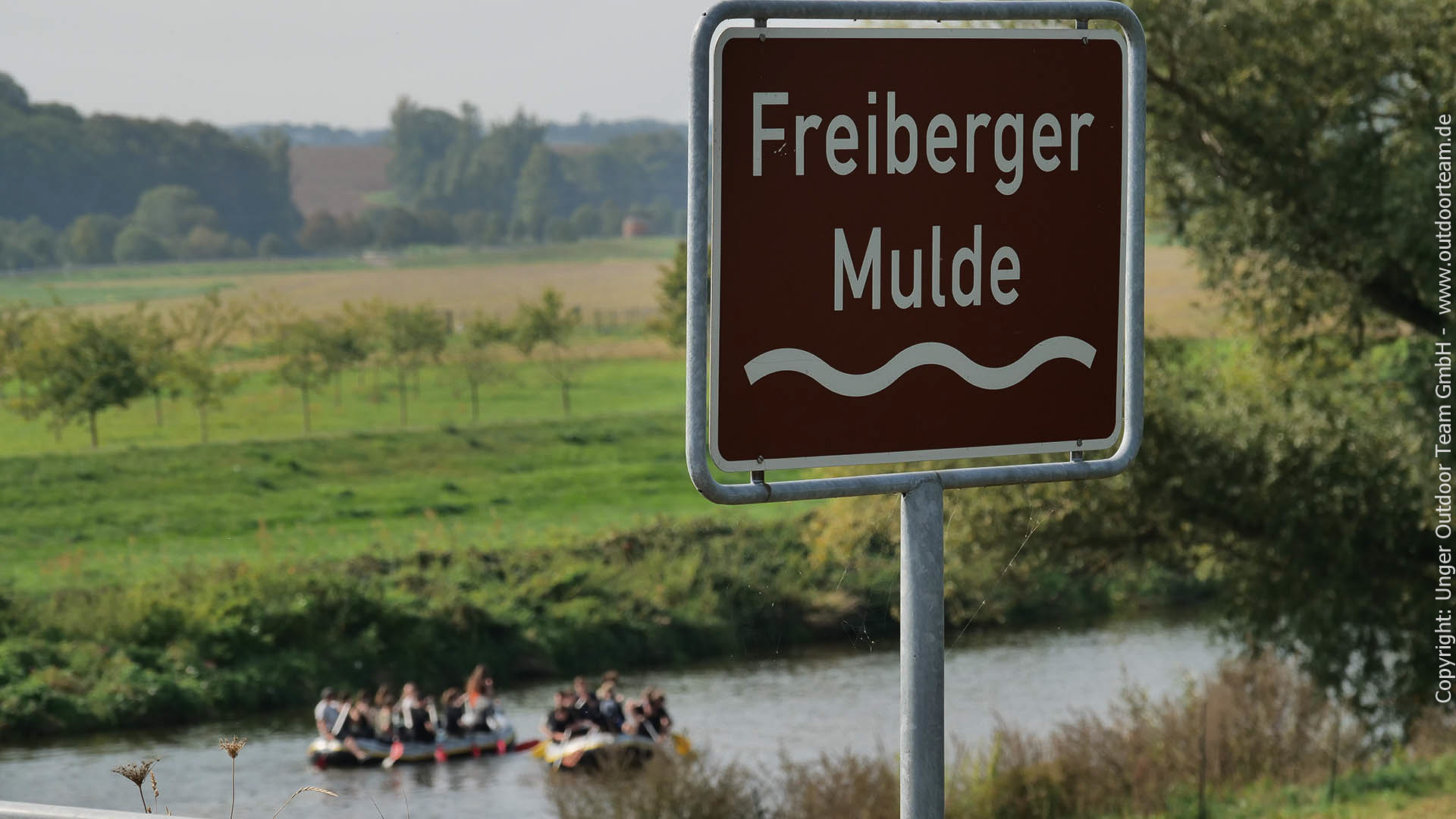 Flussabschnitt Freiberger Mulde zwischen Tanndorf und Erlln (Sachsen)