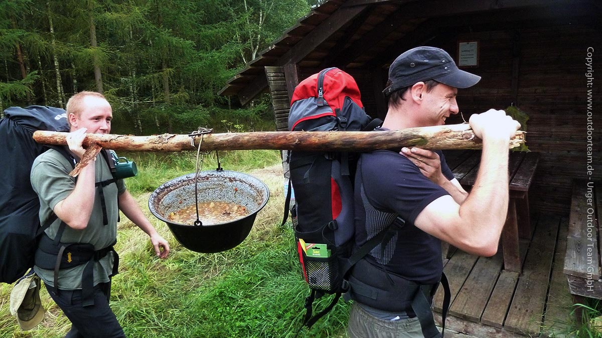 Survivalkursangebot mit einer Übernachtung in freier Natur - Survival - Eventangebote im Erzgebirge (Sachsen)